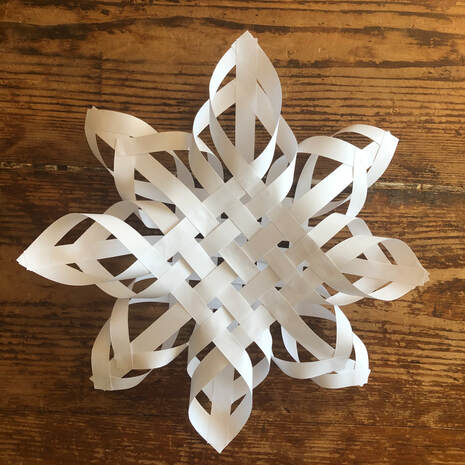 Make a Paper Snowflake Star Christmas Ornament